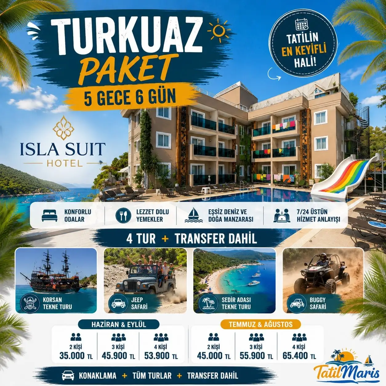 Turkuaz Paket 5 Gece 6 gün